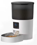 Distributeur automatique de croquettes ROJECO 3 L avec caméra et gamelle pour chat et chien